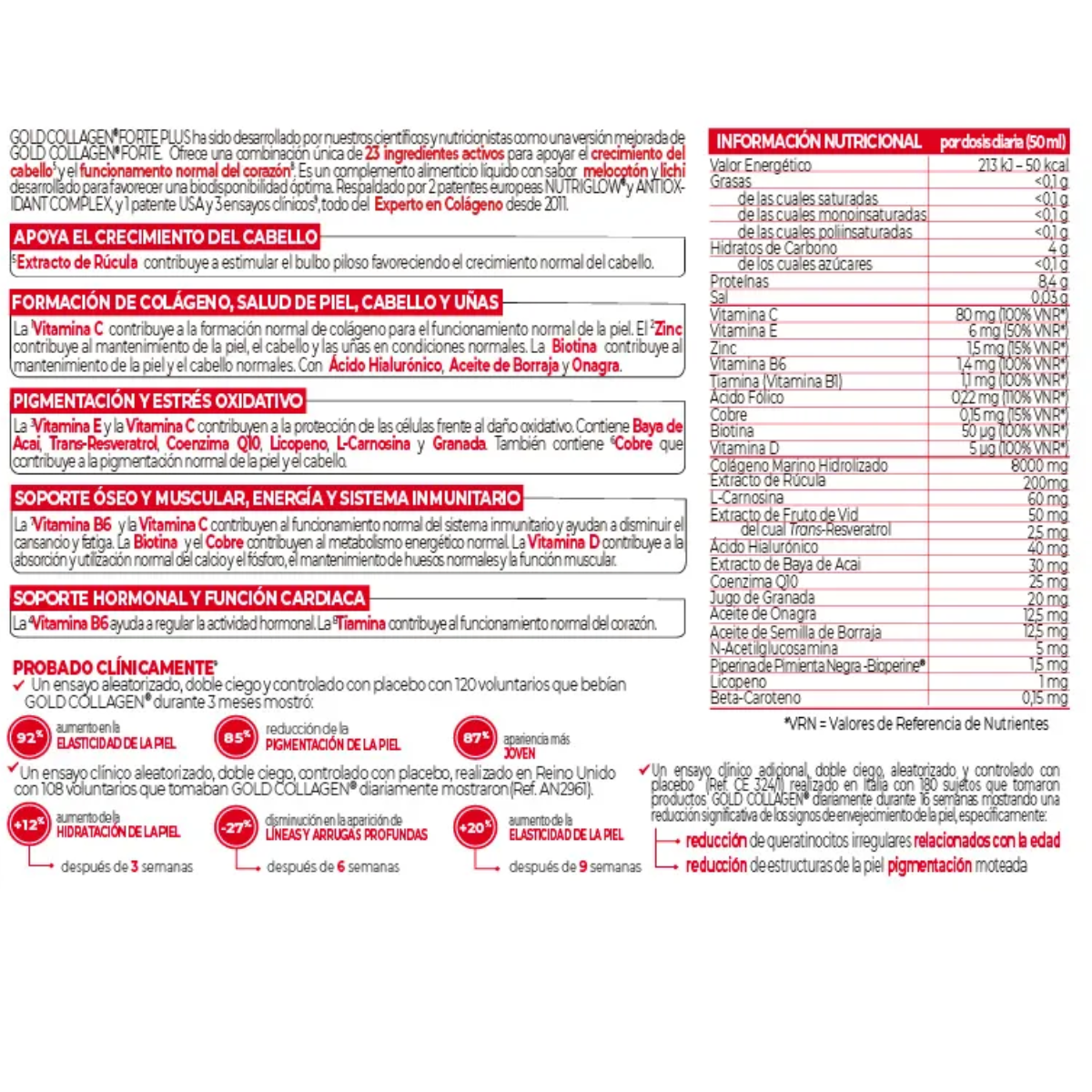 Gold Collagen Forte Plus 10 u Pack mensual... –Logiservice Farma