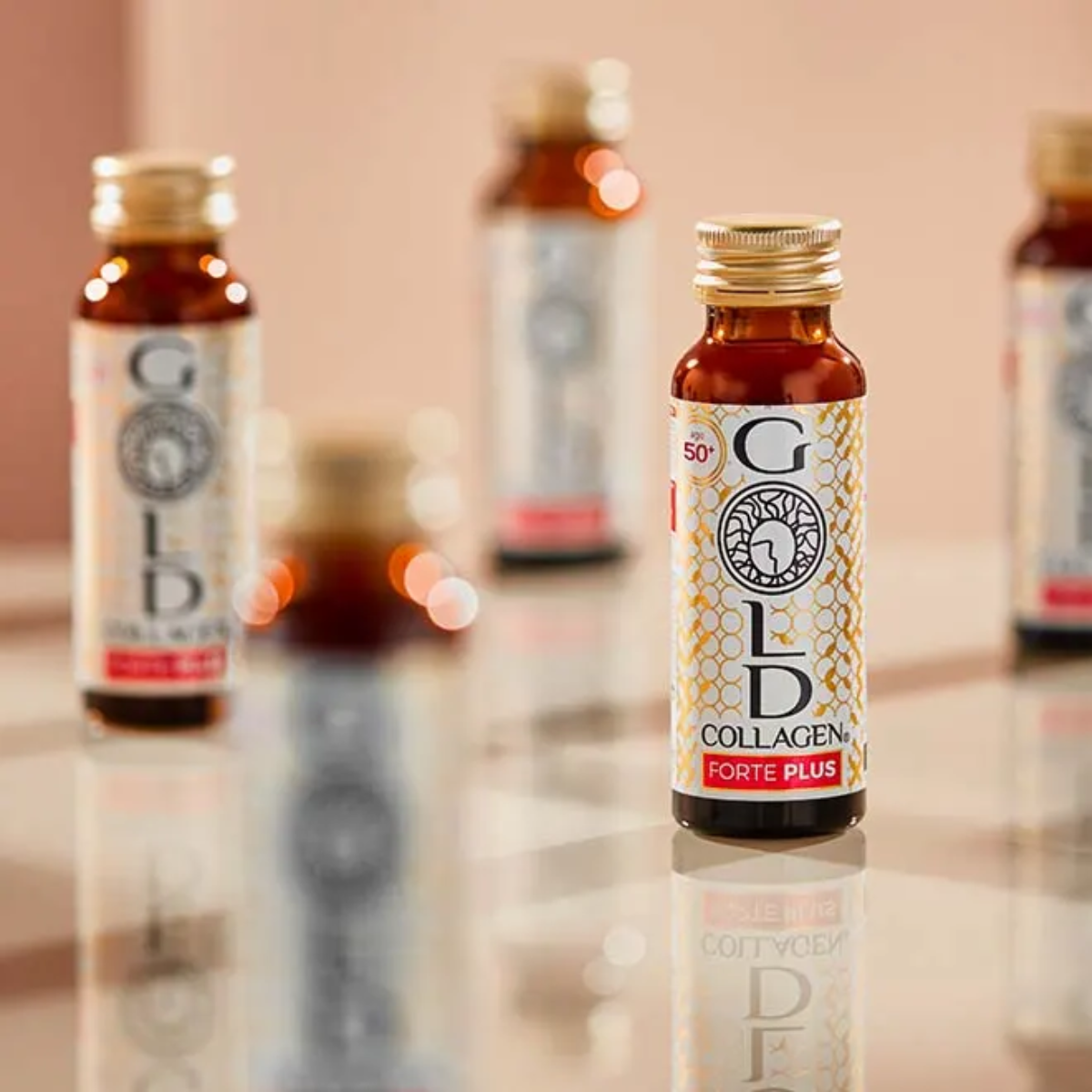 Gold Collagen Forte Plus 10 u + 1 vial de REGALO – Logiservice Farma