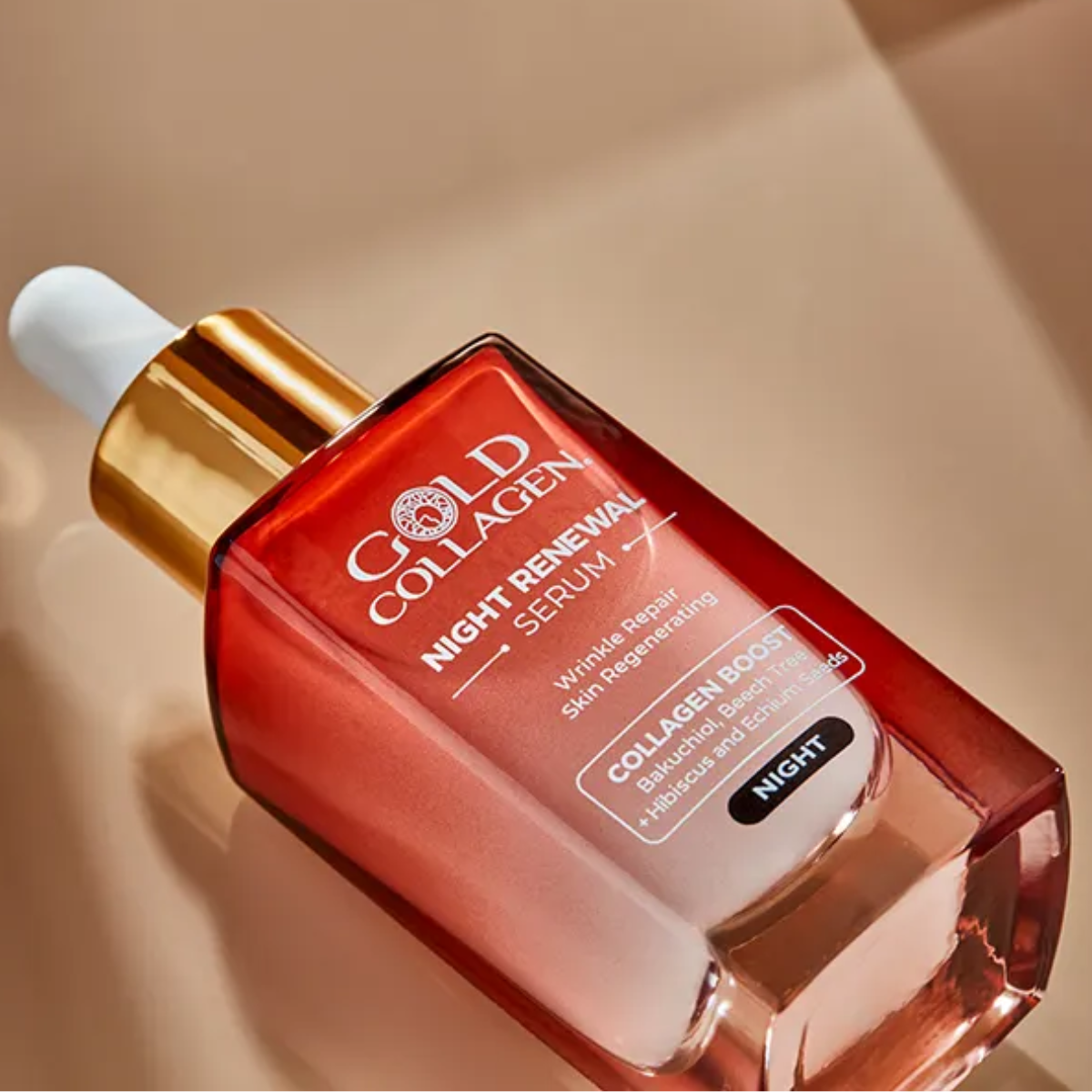 GOLD COLLAGEN Night Renewal 30 ml+Serum+ Mascarilla GRATIS-Logiservice Farma