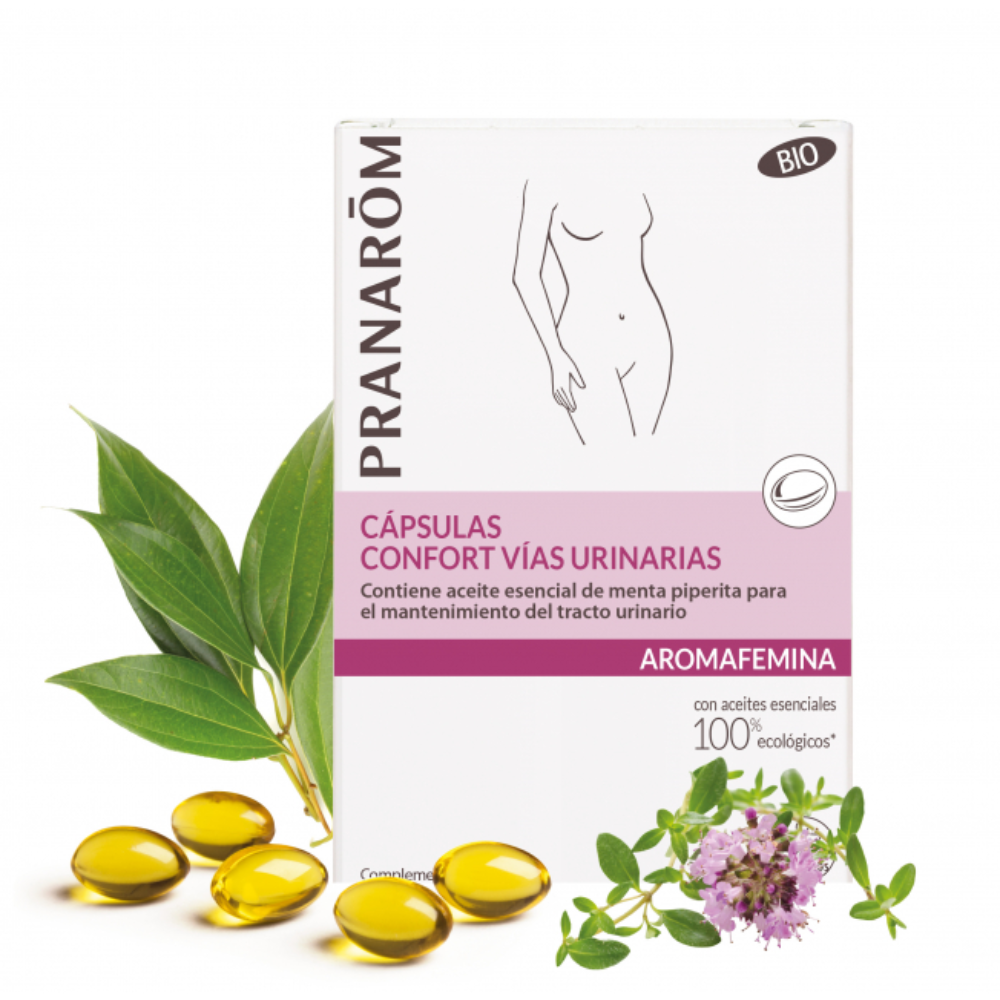 Pranarom Aromafemina confort urinario 30 u–Logiservice Farma