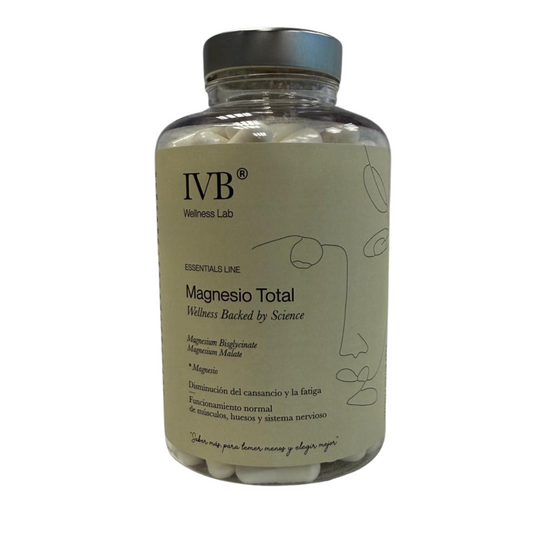IVB Magnesio Total. Salud muscular, psicológica, ósea y síntesis proteica normal, 180 caps.