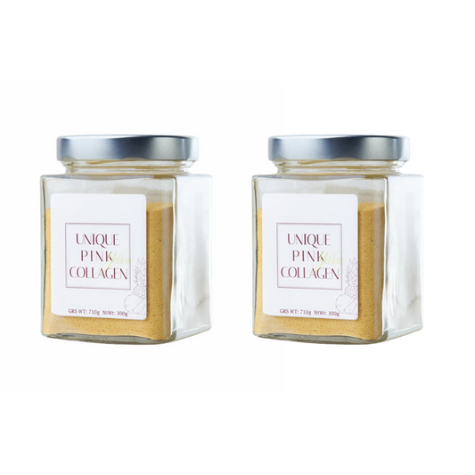 PACK 2 UNIQUE PINK YELOW COLLAGEN. Complemento alimenticio a base de péptidos de colágeno, vitaminas y minerales.