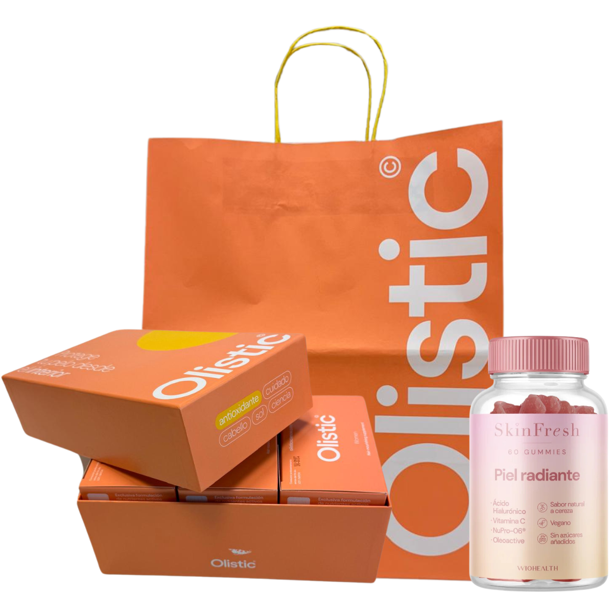 *Caja Olistic Verano Women + Bolsa y Gummies Piel Radiante GRATIS-Logiservice Farma
