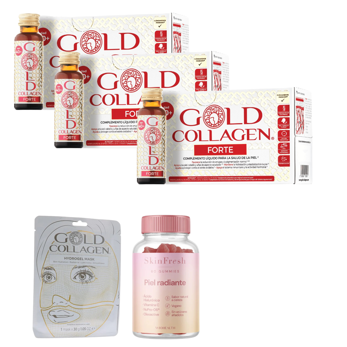 Gold Collagen Forte Pack mensual x3...–Logiservice Farma