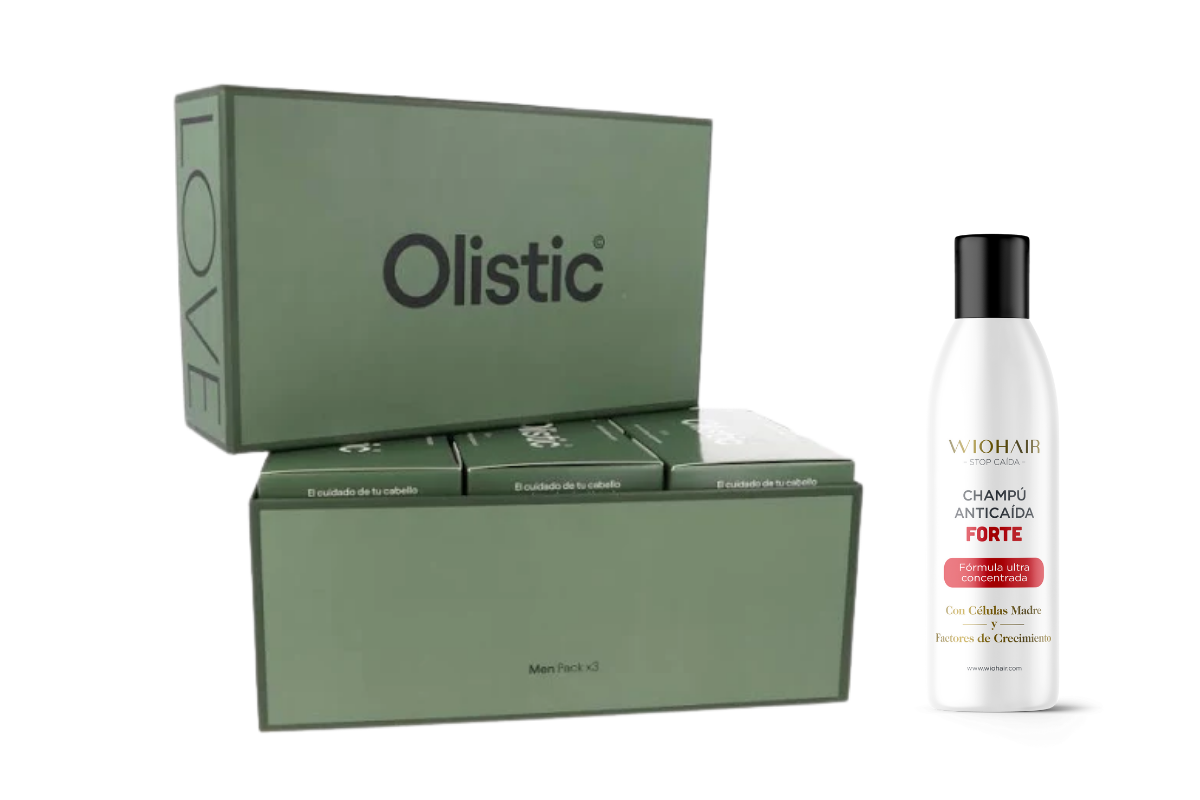 Caja Olistic Men + Champú WIOHAIR GRATIS - Logiservice Farma