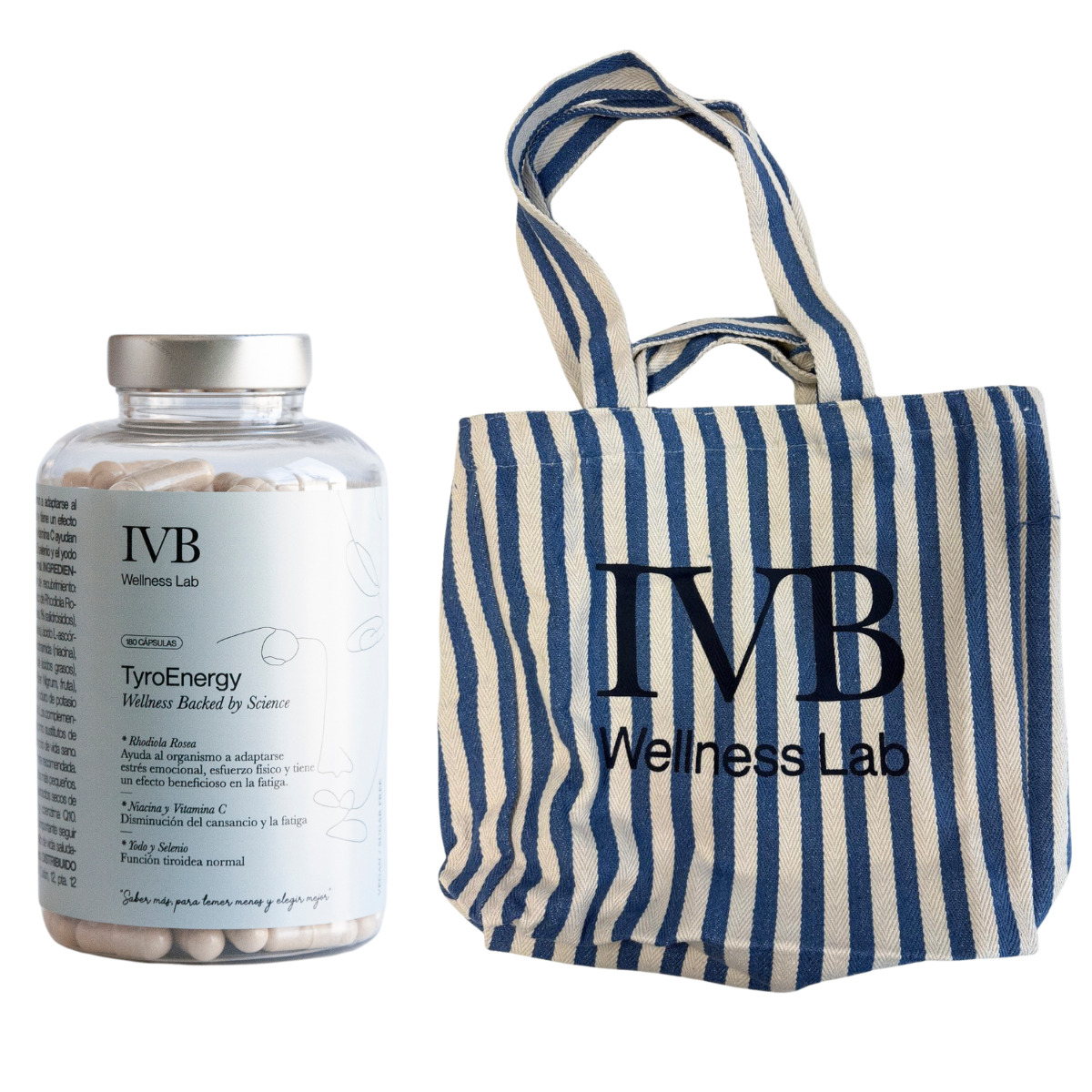 IVB TyroEnergy + BOLSA IVB. Incrementa la energía, reduce el cansancio, 180 caps.