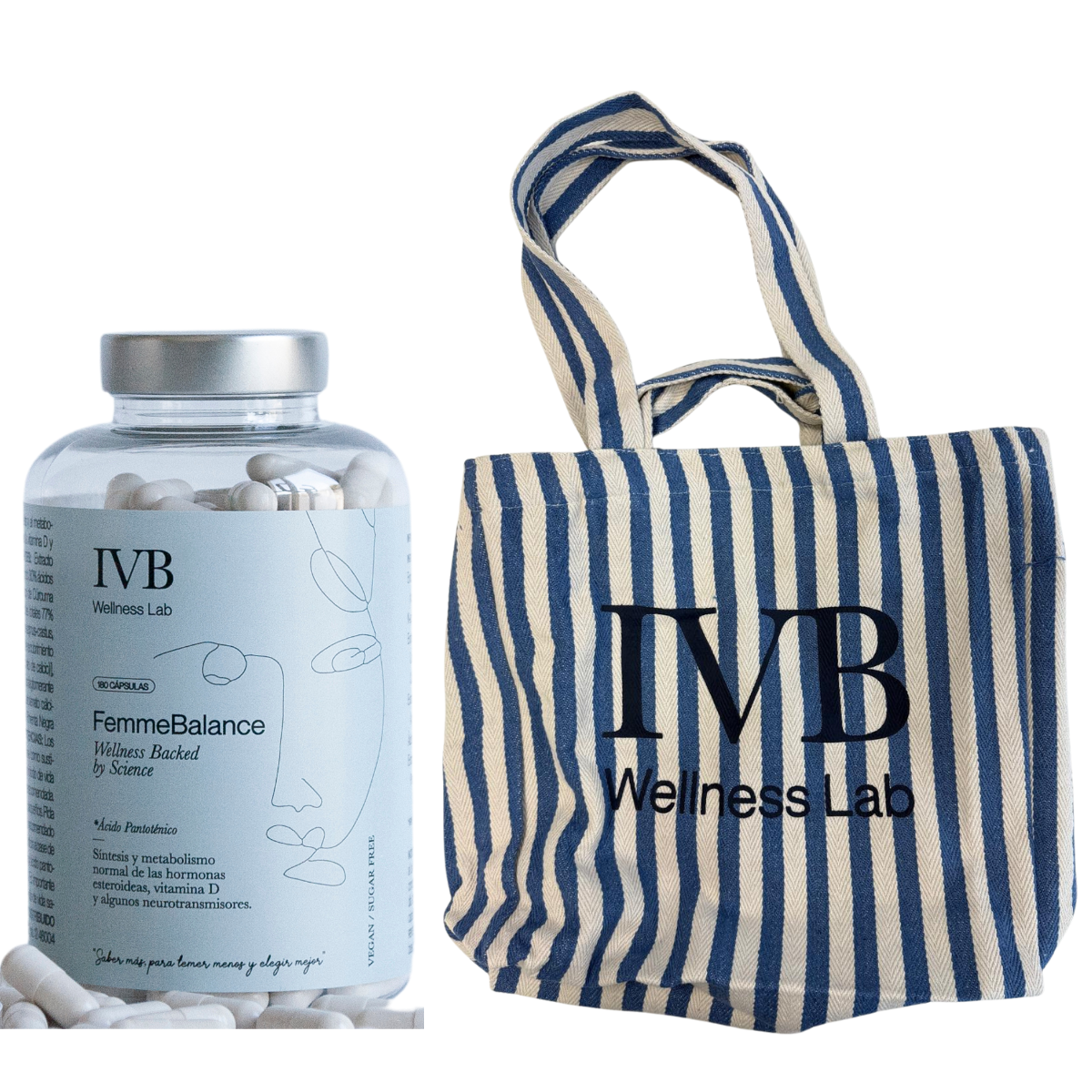 IVB FemmeBalance + BOLSA IVB. Síntesis y metabolismo normal de hormonas esteroideas, 180 caps.