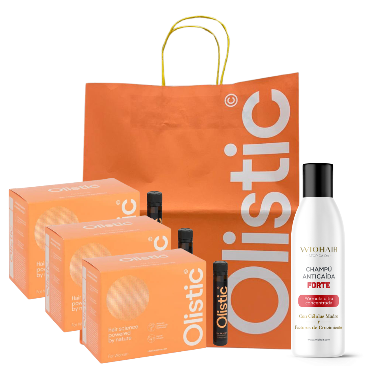 *Pack 3 Olistic Women + Bolsa Verano y Champú Wiohair GRATIS-Logiservice Farma
