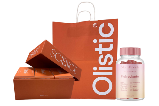 Caja Olistic Women + Bolsa y Gummies Piel Radiante GRATIS-Logiservice Farma