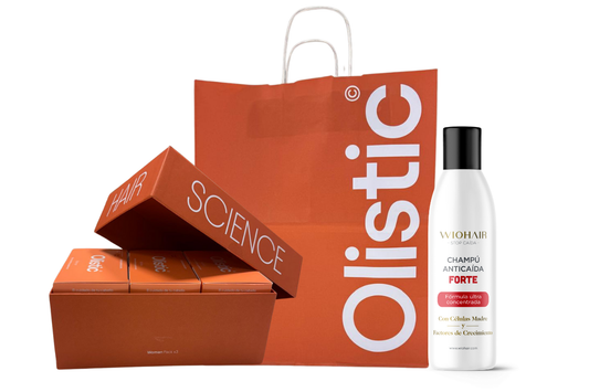 Caja Olistic Women + Bolsa y Champú Wiohair GRATIS-Logiservice Farma