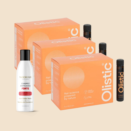 Pack 3 Olistic Women + Champú Wiohair GRATIS-Logiservice Farma