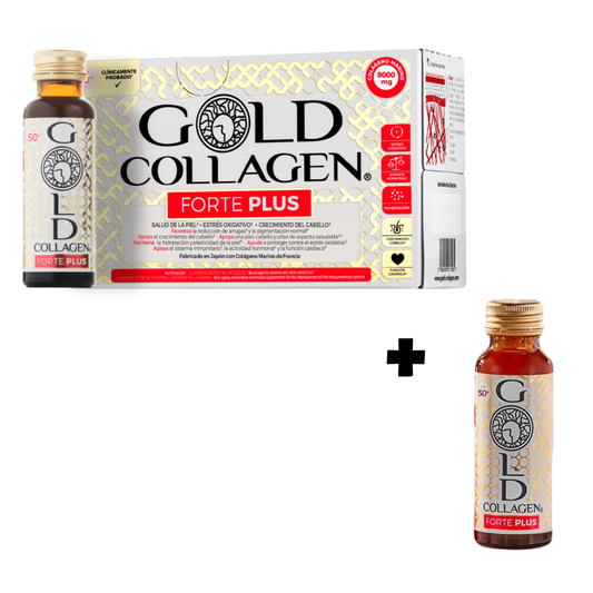 Gold Collagen Forte Plus 10 u + 1 vial de REGALO – Logiservice Farma