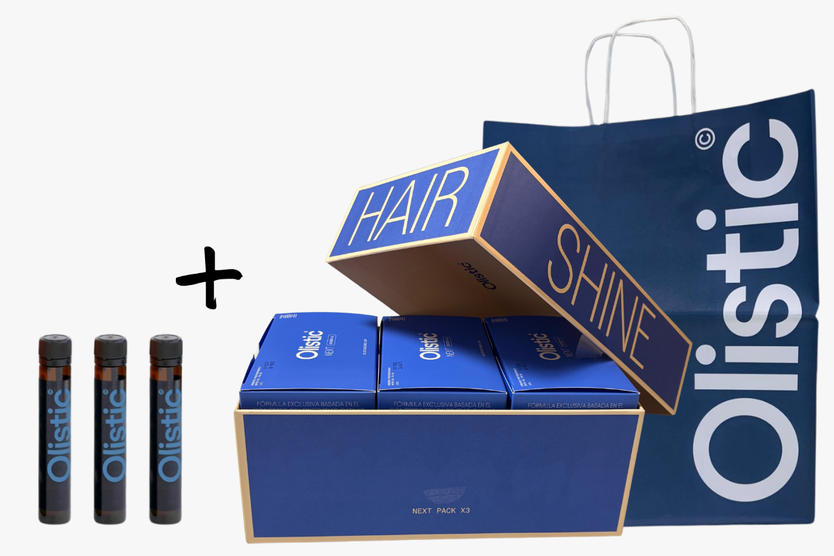 Pack 3 Olistic Next + 3 viales y Bolsa de REGALO –Logiservice Farma