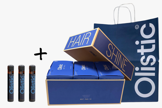 Pack 3 Olistic Next + 3 viales y Bolsa de REGALO –Logiservice Farma