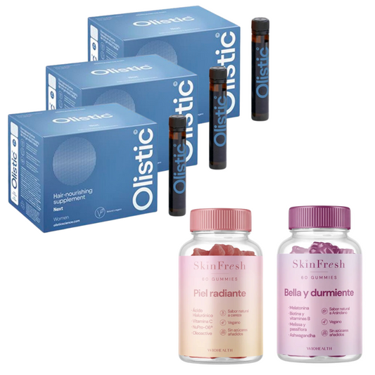 - Pack 3 Olistic Next + Gummies Piel Radiante y Bella Durmiente GRATIS  –Logiservice Farma