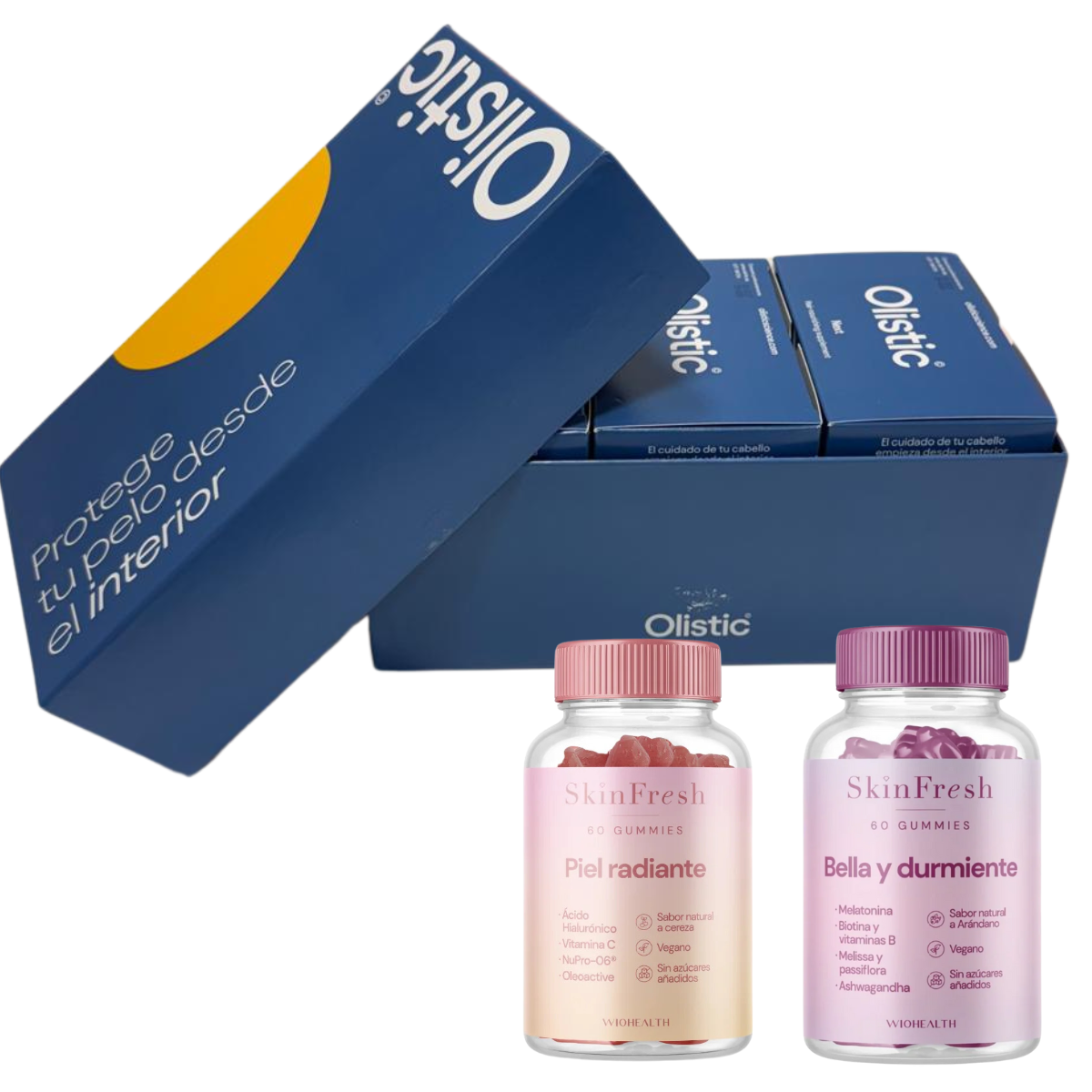 Caja VERANO Olistic Next + Gummies Piel Radiante y Bella y durmiente GRATIS-Logiservice Farma