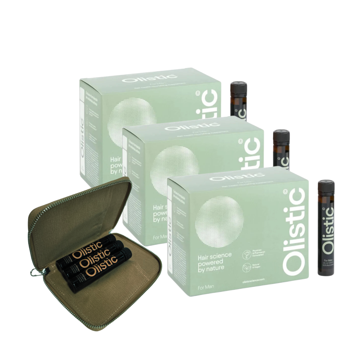 Pack 3 Olistic Men + Next  28u  + 2 Portaviales–Logiservice Farma