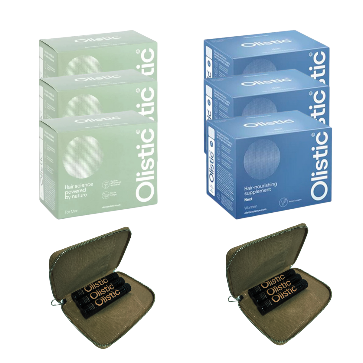 Pack 3 Olistic Men + Next  28u  + 2 Portaviales–Logiservice Farma