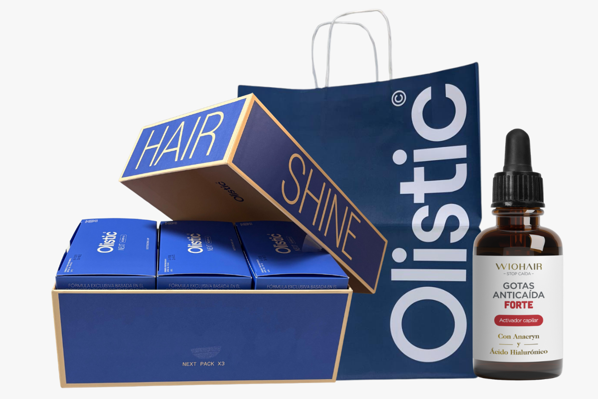 Pack 3 Olistic Next + Bolsa y Gotas Wiohair GRATIS - Logiservice Farma