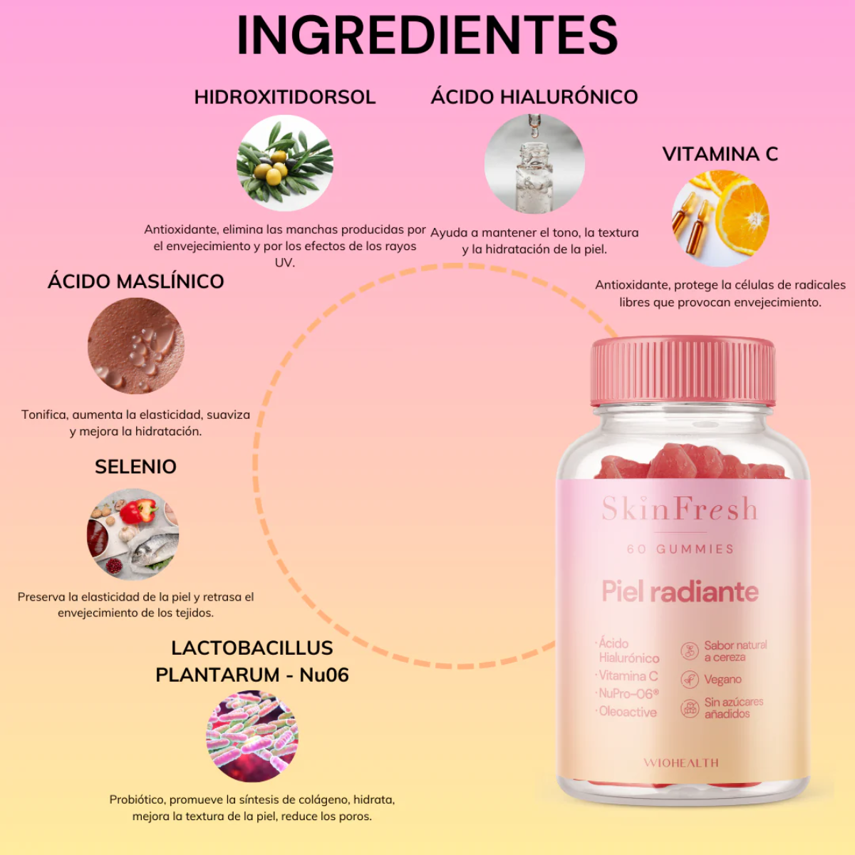 Pack 3 Gold Collagen Forte Plus  + 2 Mascarilla + 2 Gummies Piel Radiante GRATIS–Logiservice Farma
