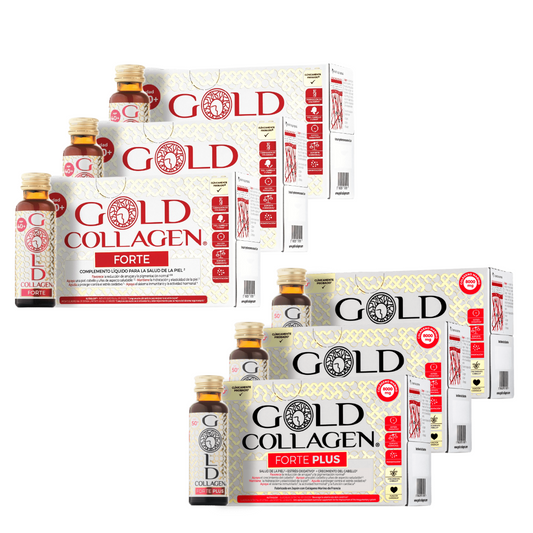 Pack 3 Gold Collagen Forte + Forte Plus –Logiservice Farma