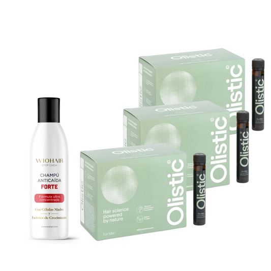 Olistic Men 28 u Pack 3ud + 1 champú -Logiservice Farma