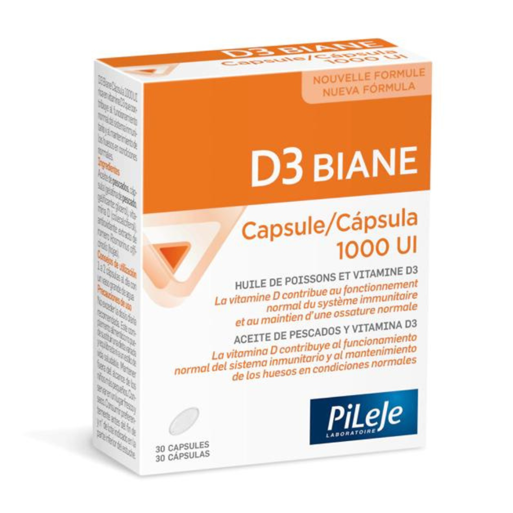 PILEJE D3 BIANE CAPSULA 1000 UI 30 CAPSULAS