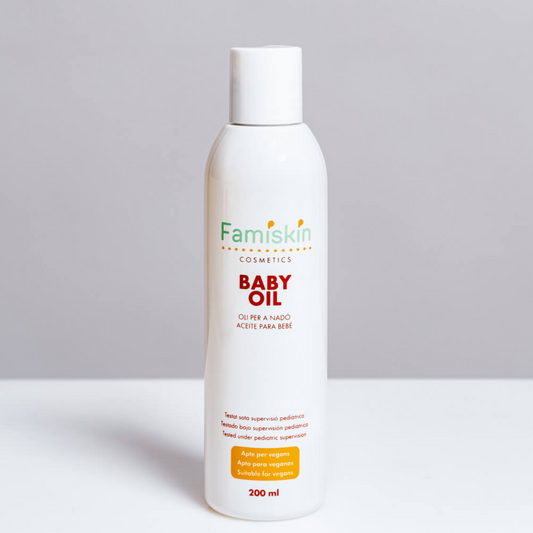 FAMISKIN BEBE OIL. ACEITE DE MASAJE PARA BEBE, 200 ml