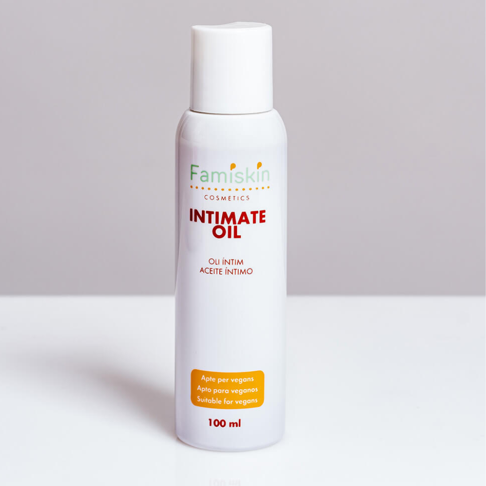 FAMISKIN ACEITE PARA MASAJE PERINEAL. NATURAL, VEGANO Y CRUELTY FREE, 100 ml