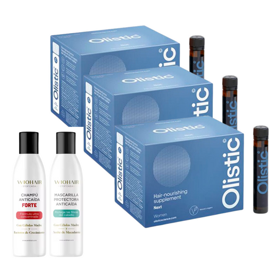 Olistic Next for women Pack 3+1 champú+1 mascarilla–Logiservice Farma