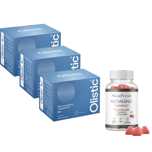 PACK Olistic Next 3+Gummies antiaging.-Logiservice Farma