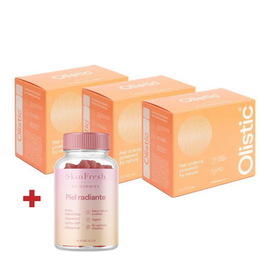 OLISTIC WOMEN 28 viales PACK x 3+1 Gummies GRATIS-Logiservice Farma