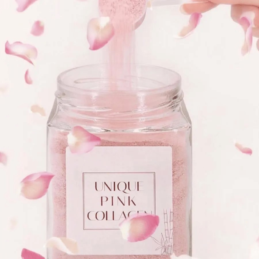 UNIQUE PINK COLLAGEN. PACK 2 envases. Complemento alimenticio de COLAGENO y ACIDO HIALURÓNICO. ANTIEDAD. PIEL MAS FIRME Y ELASTICA.