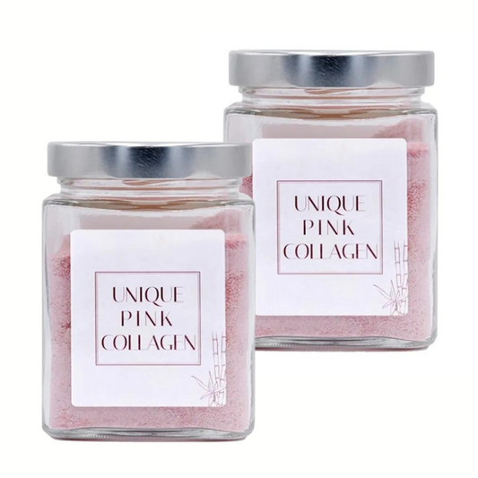 UNIQUE PINK COLLAGEN. PACK 2 envases. Complemento alimenticio de COLAGENO y ACIDO HIALURÓNICO. ANTIEDAD. PIEL MAS FIRME Y ELASTICA.