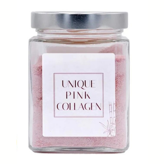 UNIQUE PINK COLLAGEN. Complemento alimenticio de COLAGENO y ACIDO HIALURÓNICO. ANTIEDAD. PIEL MAS FIRME Y ELASTICA.