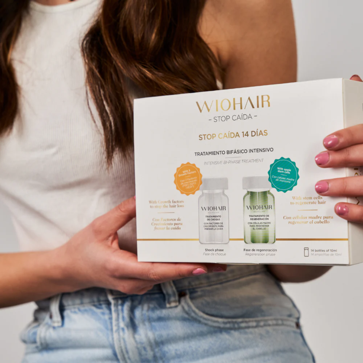 Wiohair Ampollas Stop Caída 14 ud–Logiservice Farma