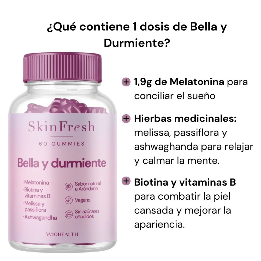 Gummies Bella y Durmiente Skinfresh 60 u–Logiservice Farma