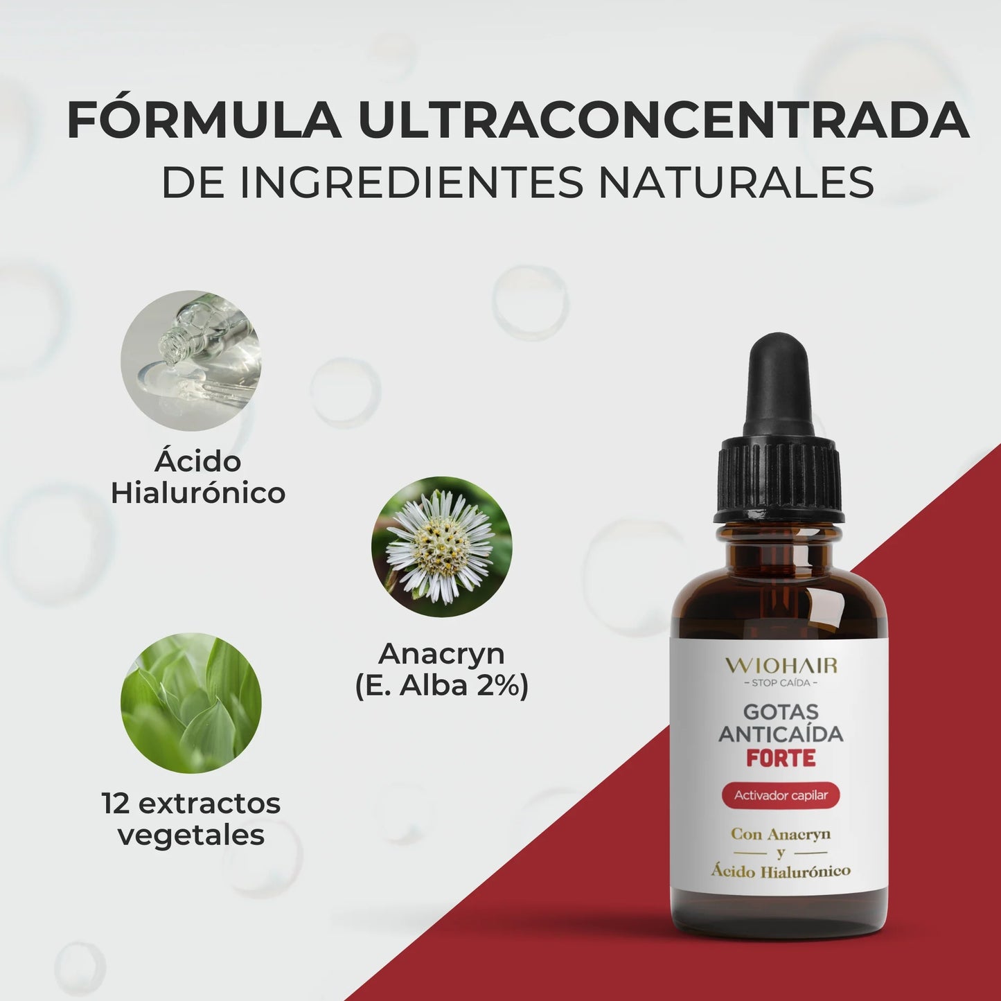 WIOHAIR GOTAS ANTICAÍDA Y ACTIVADOR DEL CRECIMIENTO 50 ml