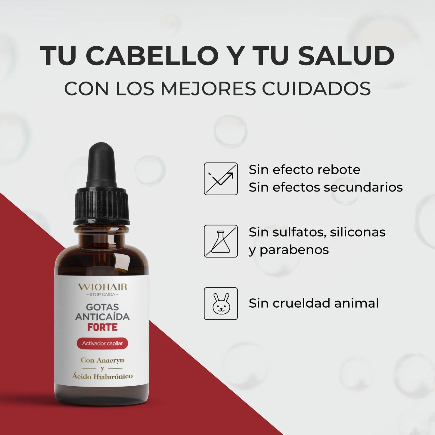 WIOHAIR GOTAS ANTICAÍDA Y ACTIVADOR DEL CRECIMIENTO 50 ml