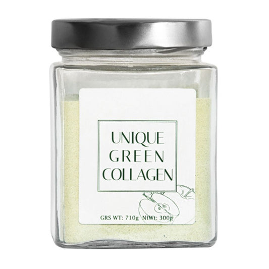UNIQUE GREEN collagen. Complemento alimenticio con COLAGENO y ANTIOXIDANTES. DETOXIFICACION, ANTI-INFLAMATORIO y ADELAGAZANTE