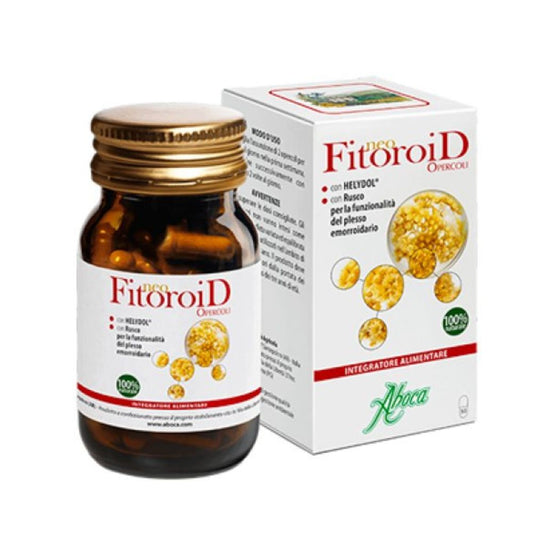 ABOCA NEOFITOROID CAPSULAS. 50 cápsulas de 500 mg. Ayuda al bienestar de la microcirculación anorrectal.