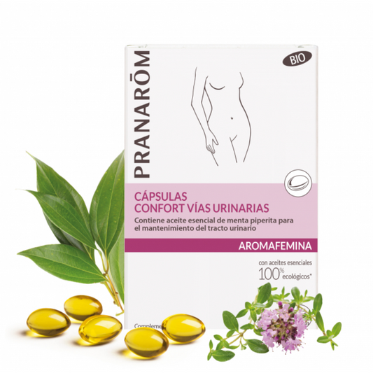 PRANAROM AROMAFEMINA CAPSULAS CONFORT VIAS URINARIAS BIO 30caps