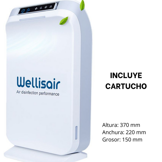 WELLISAIR PURIFICADOR DE AIRE para HOGAR y NEGOCIO.